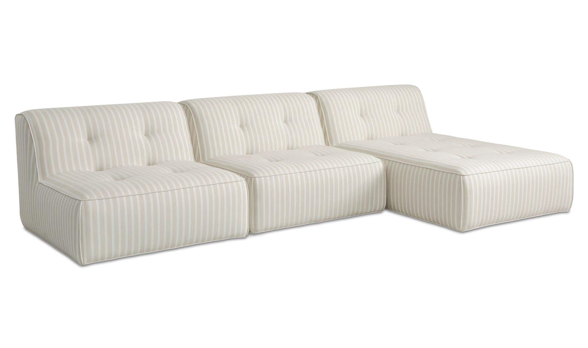 Upholstered Outdoor Sunseeker 3 Piece Lounge Set 3