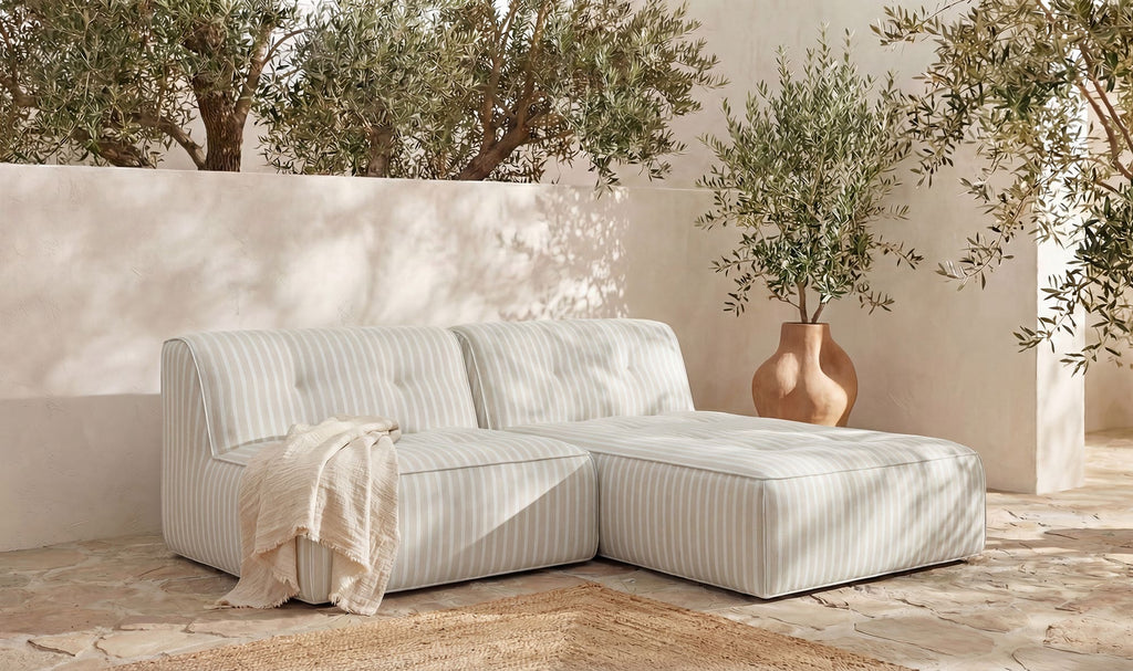 Upholstered Outdoor Sunseeker 2 Piece Nook 6