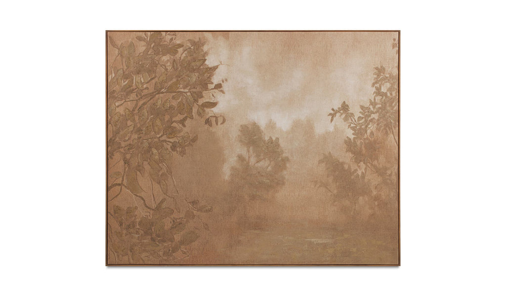 Multicolor Fawn Framed Painting