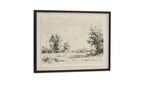 Briar Framed Print on Linen