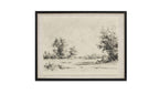 Briar Framed Print on Linen