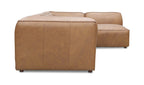 Form Signature Modular Sectional Espresso Brown Leather 8
