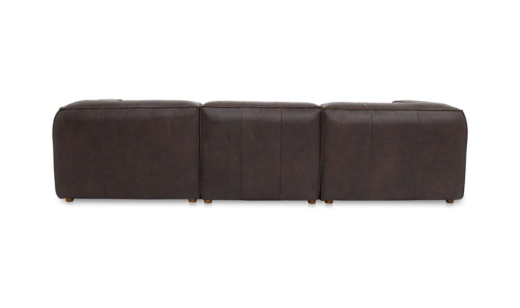 Leather Form Lounge Modular Sectional 5