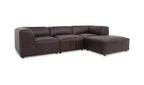 Leather Form Lounge Modular Sectional 3