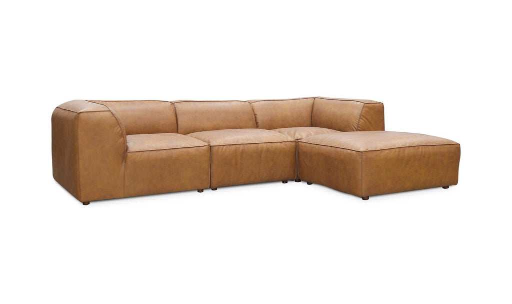 Leather Form Lounge Modular Sectional 7
