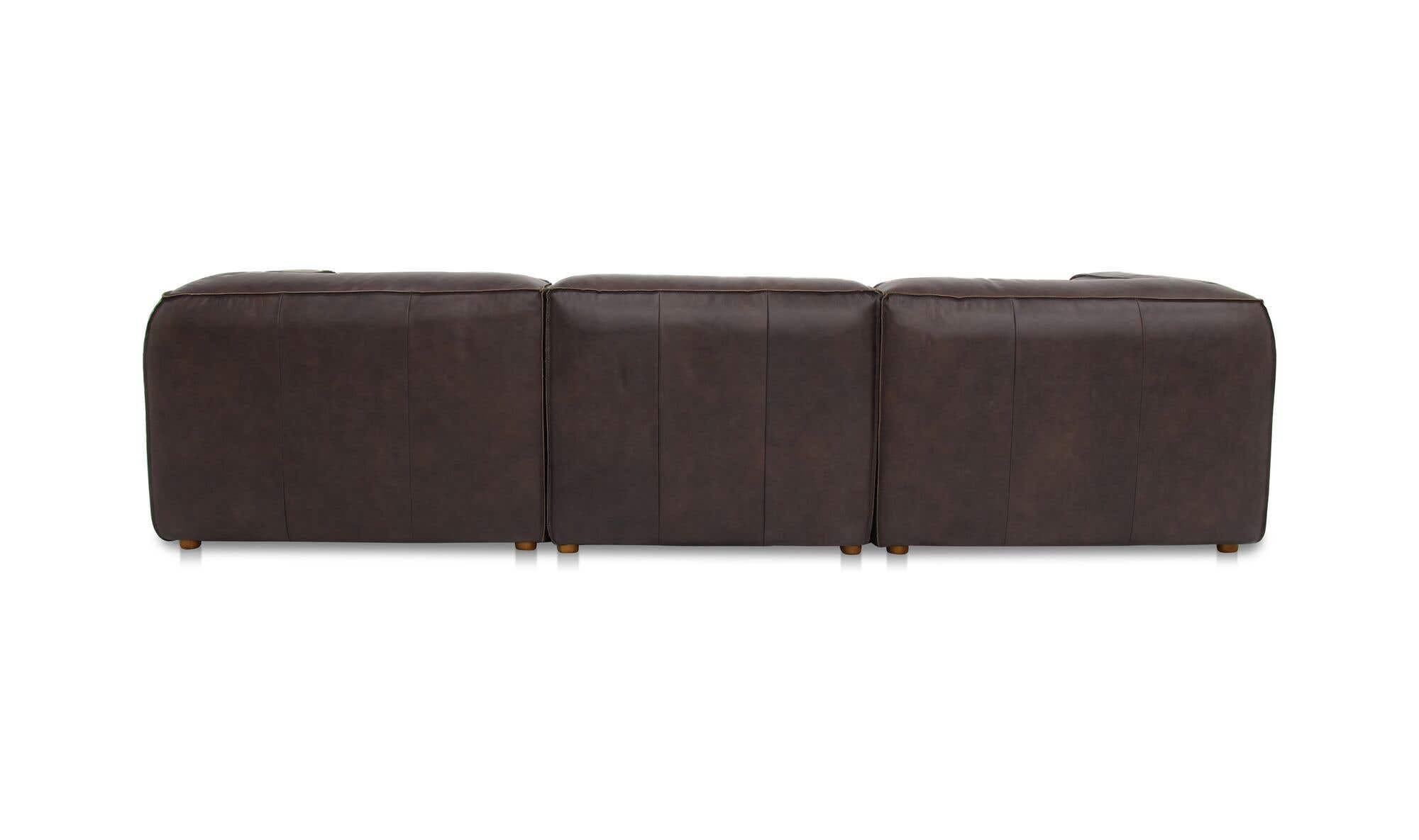Leather Form Classic L-Shaped Modular Sectional 5