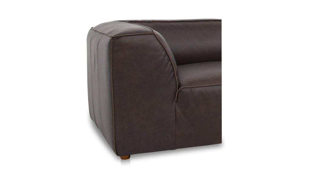 Leather Form Classic L-Shaped Modular Sectional 6