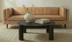 Leather Woods Sofa Tan view 2