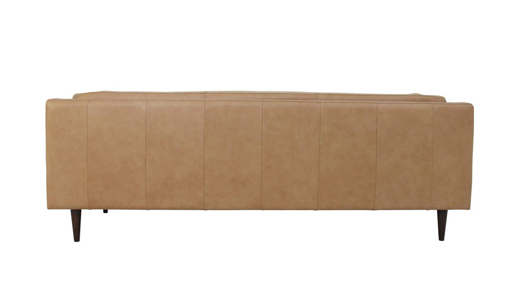 Leather Woods Sofa Tan view 6