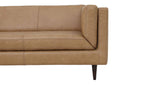 Leather Woods Sofa Tan view 8