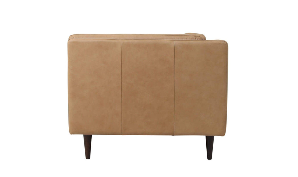 Leather Woods Sofa Tan view 5