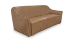 Leather Hawkins Sofa Tan view 3