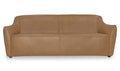 Leather Hawkins Sofa Tan front