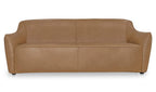 Leather Hawkins Sofa Tan front