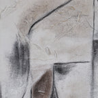 Yann art by Renwil, cotton canvas, dark grey frame