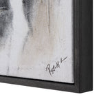 Yann art by Renwil, cotton canvas, dark grey frame