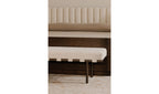 Carson Dining Bench Beige view 3
