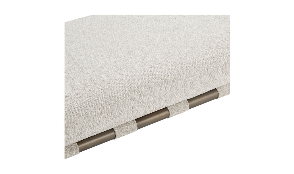 Carson Dining Bench Beige view 7