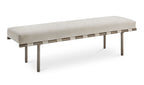Carson Dining Bench Beige view 4