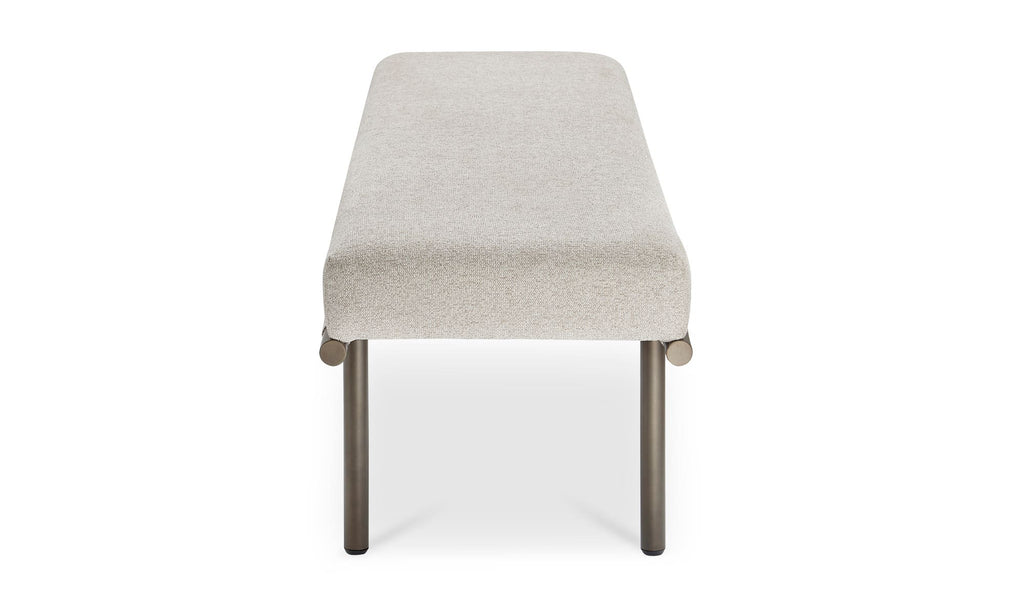 Carson Dining Bench Beige view 5