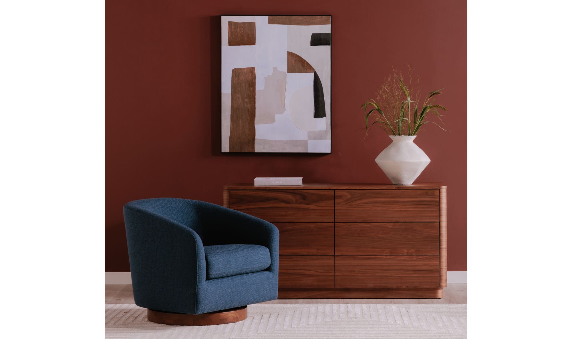 Round Off Dresser Light Oak Brown 7