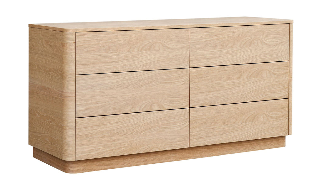 Round Off Dresser Light Oak Brown 5