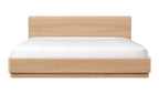 Round Off Queen Bed Light Oak Brown 5