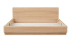 Round Off King Bed Light Oak Brown 3