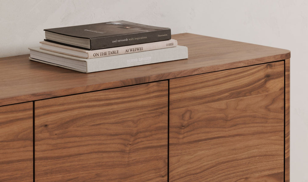 Oak Round Off Sideboard Walnut Brown view 6