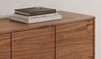 Oak Round Off Sideboard Walnut Brown view 6