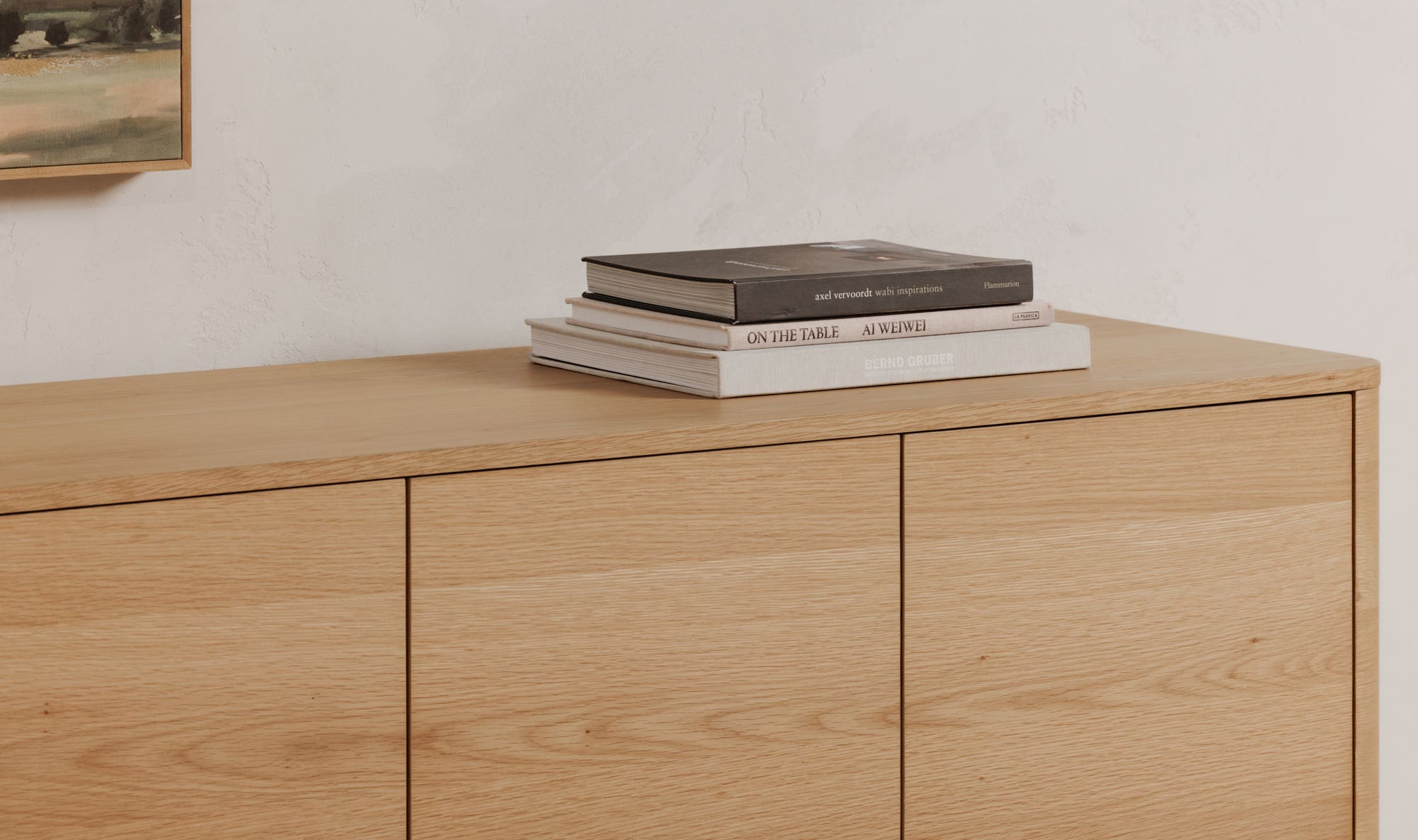 Oak Round Off Sideboard Natural Oak view 3
