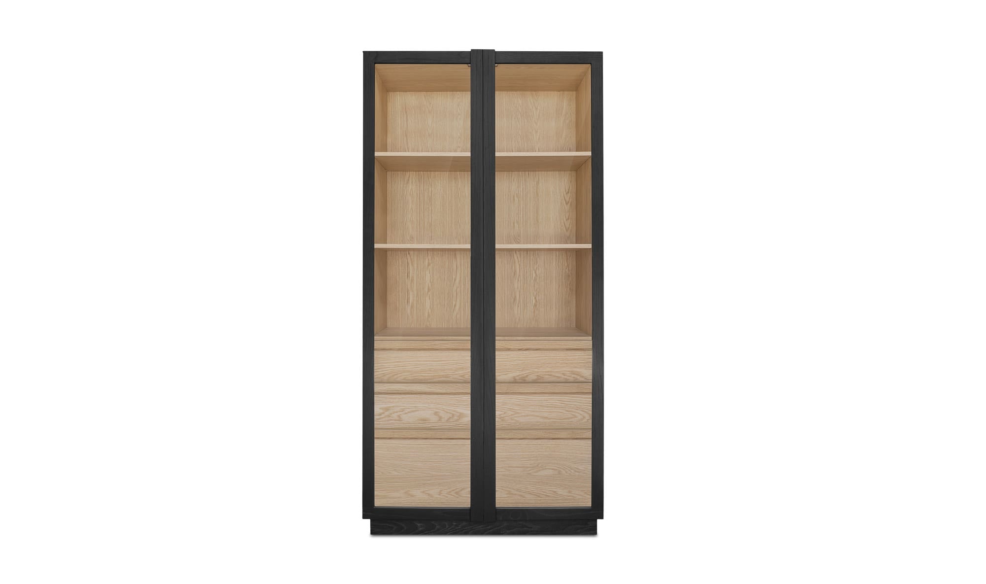 Charlotte Tall Cabinet Black Multi