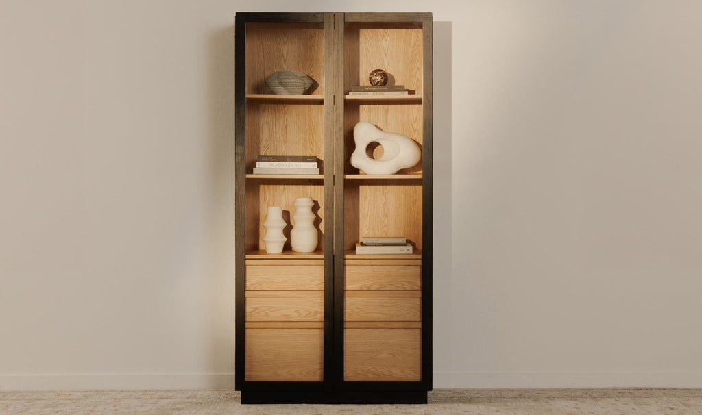 Charlotte Tall Cabinet Black 2