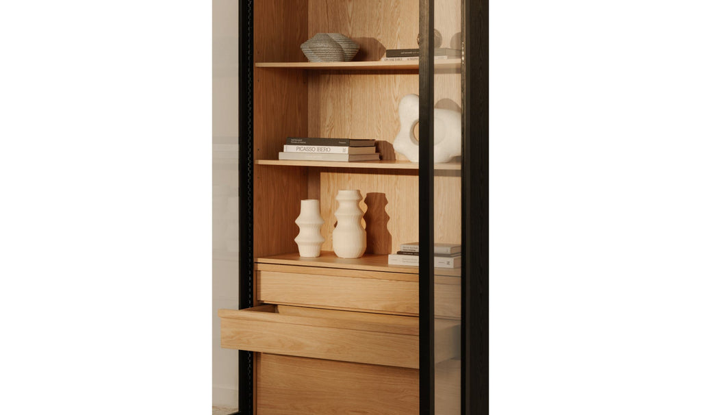 Charlotte Tall Cabinet Black 3