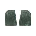 Zane bookends by Moe's Home Collection, green marble, set of 2