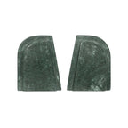 Zane bookends by Moe's Home Collection, green marble, set of 2