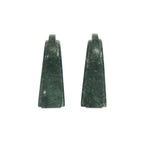Zane bookends by Moe's Home Collection, green marble, set of 2