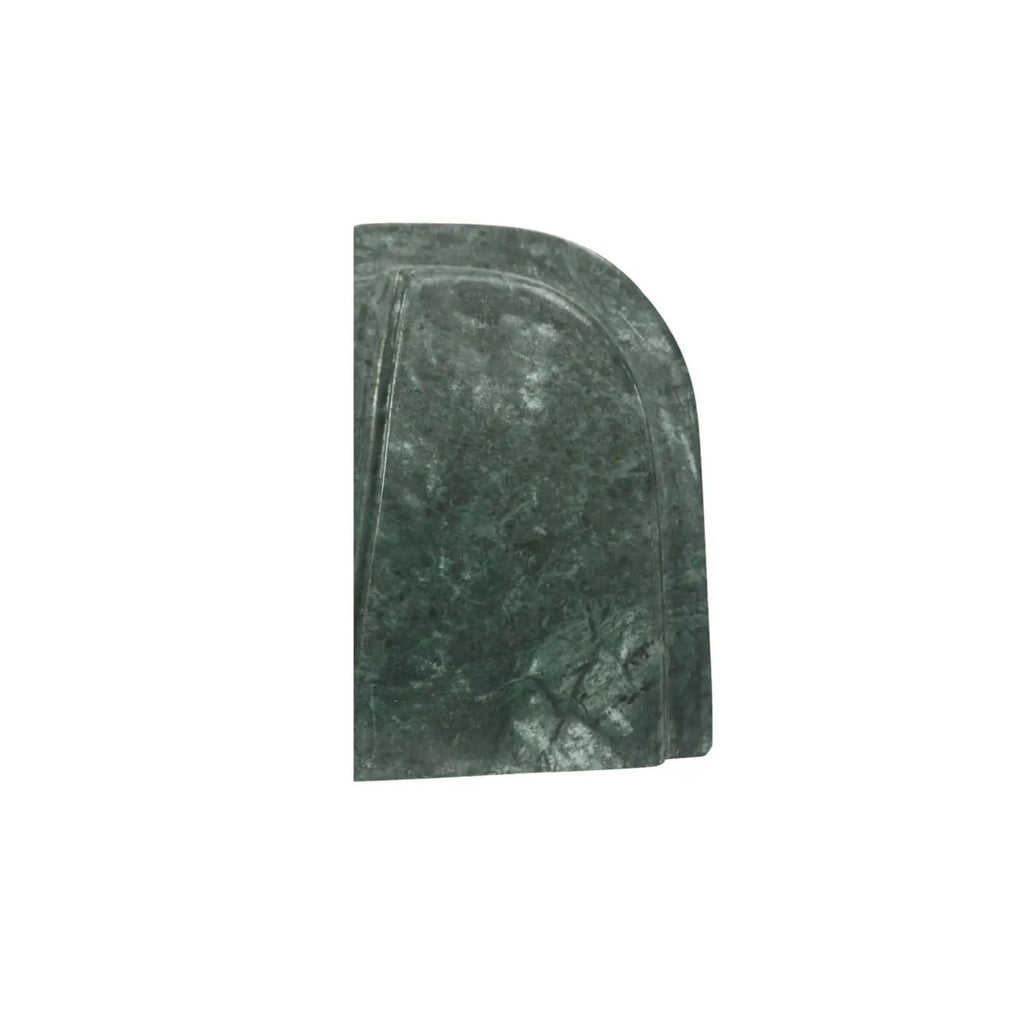 Zane bookends by Moe's Home Collection, green marble, set of 2