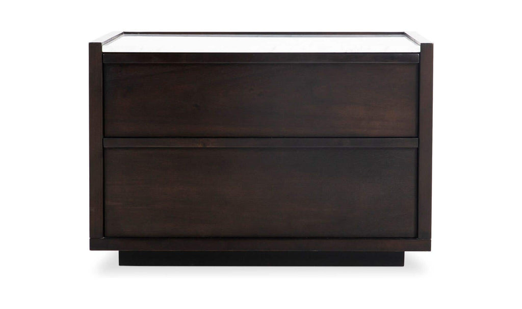 Ashcroft Nightstand Dark Grey